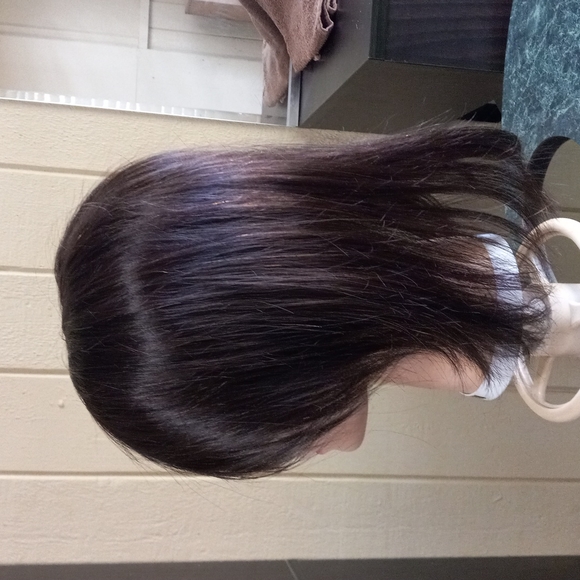 Human Hair Topper brown